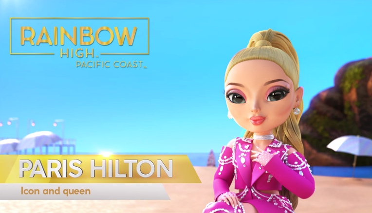Paris Hilton debutta nella serie animata Rainbow High