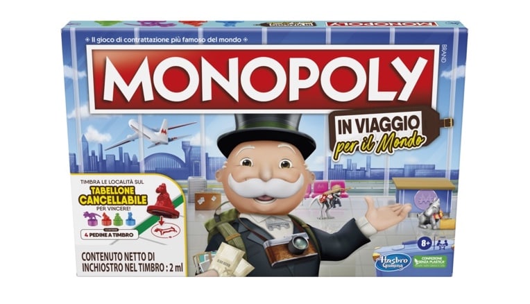 Monopoly va ‘In Viaggio per il Mondo’