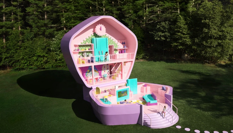 Mattel presenta la casa di Polly a grandezza naturale. Il soggiorno si prenota su Airbnb