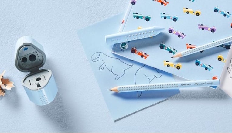 I prodotti Faber-Castell si tingono di Sky Blue