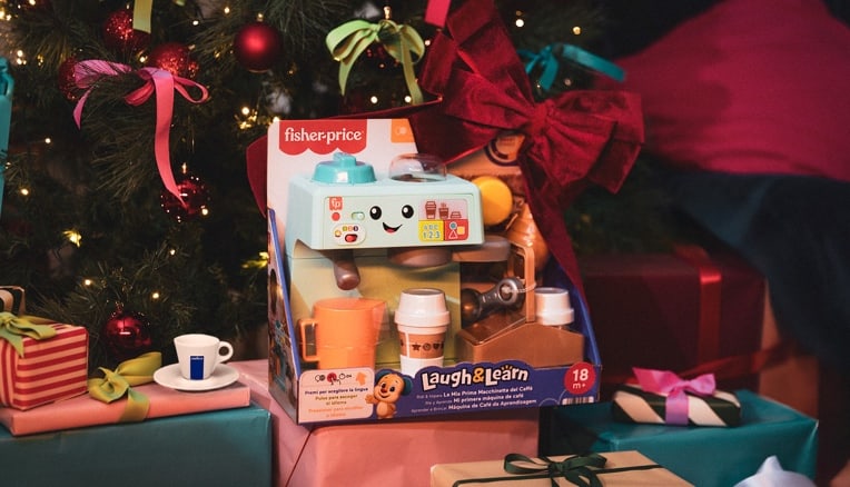 Fisher-Price e Lavazza insieme per una campagna natalizia sul rito del caffè