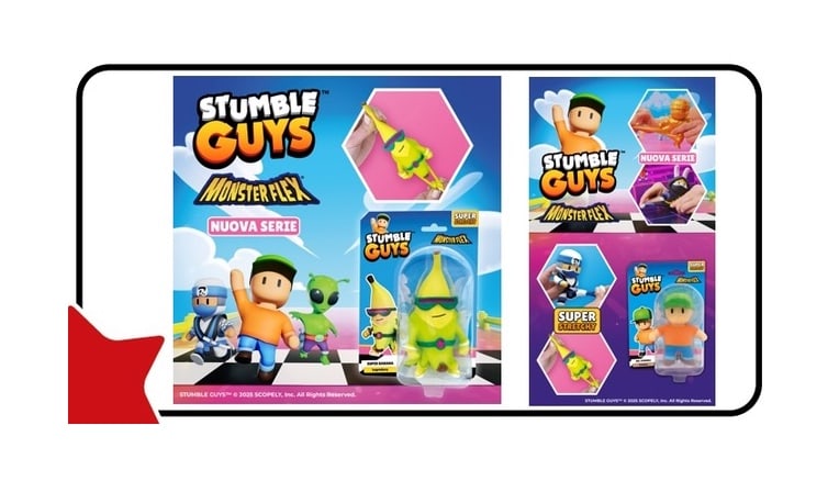 Diramix lancia la nuova serie di personaggi MonsterFlex di Stumble Guys