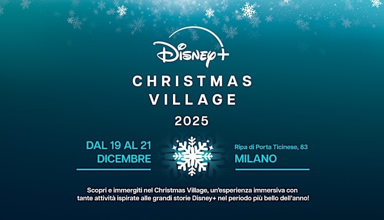 La magia delle feste prende vita al Disney Christmas Village 2025